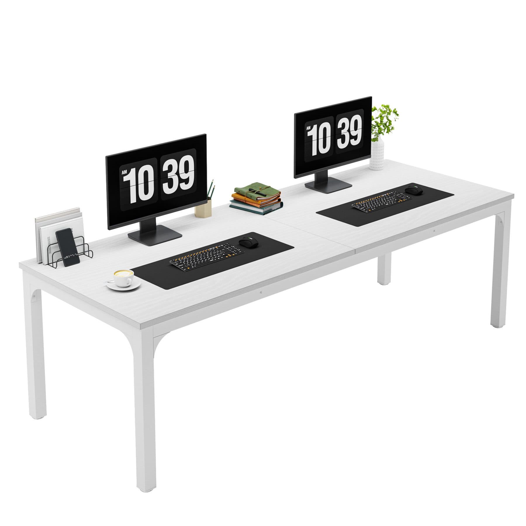 Robuster Computertisch aus E1-Partikelholz und Metall - Bild 2