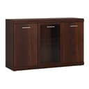 Lomadox Sideboard IMPERIA-129 Kommode Anrichte Vitrine 140 cm Nussbaum Wohnzimmer braun retro Bild 2