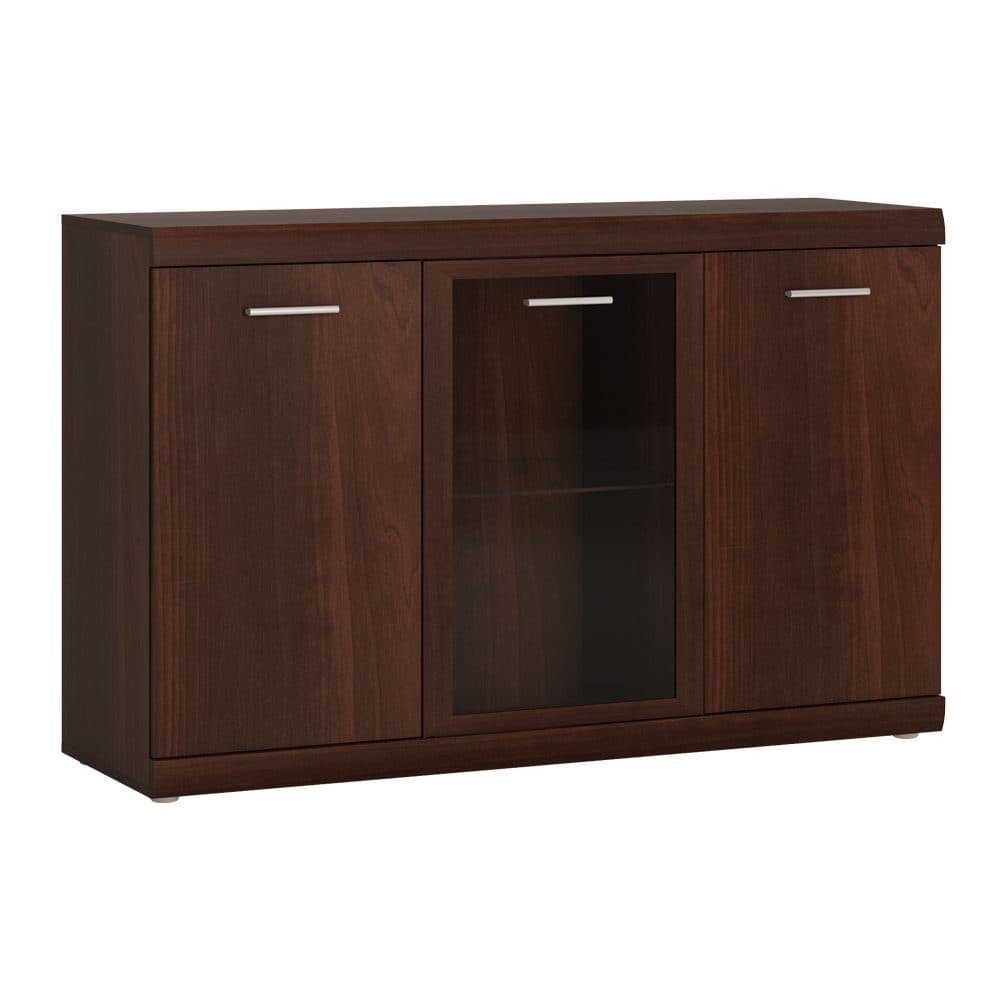 Lomadox Sideboard IMPERIA-129 Kommode Anrichte Vitrine 140 cm Nussbaum Wohnzimmer braun retro - Bild 2