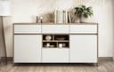 HOME AFFAIRE Sideboard Stranda Weiß Skandi Moderner Schrank Bild 2