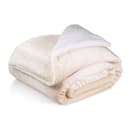 Cozyor Wohndecke Kuscheldecke XL warm Sherpa, dicke Sofadecke, hochwertige Tagesdecke Beige Bild 2