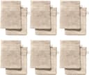 REDBEST Waschhandschuh "Chicago" 12er-Pack Walk-Frottier Uni Beige Bild 2
