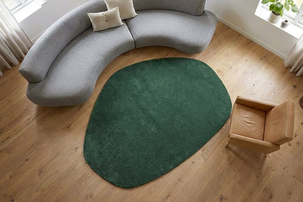 riess-ambiente Designteppich ORGANIC Grün Organische Form Hochflor - Bild 2