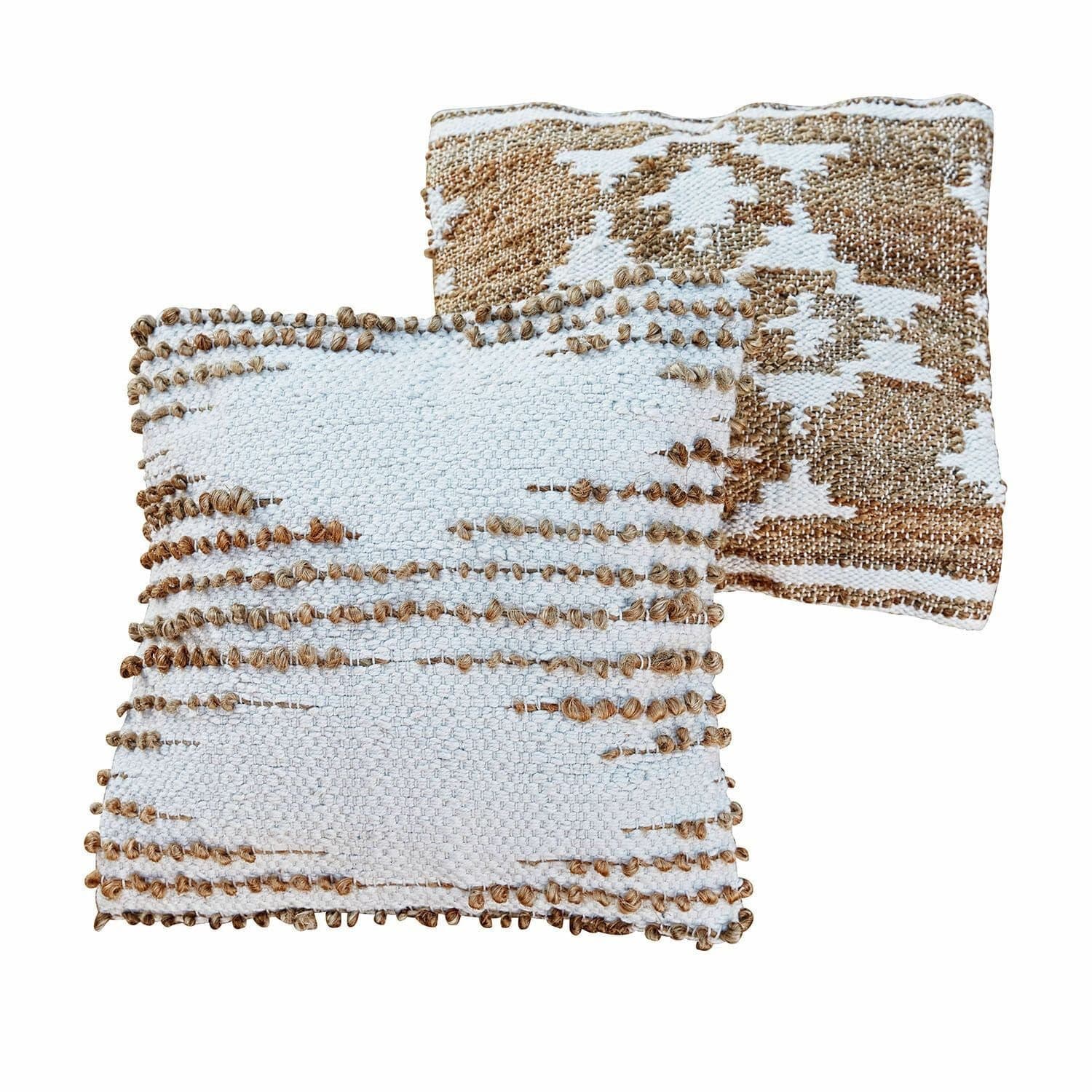 Mirabeau Kissenhülle 2er Set Glynis Beige/Weiß Ethno - Bild 2