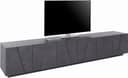 Home affaire Lowboard PING Grau Modern 6 Türen TV-Board Bild 2