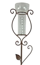 Posiwio Regenmesser Schmetterling Braun Metall Glas Bild 2