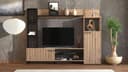 INOSIGN Wohnwand Retimno mit TV-Board, Highboard, Standregal und Wandregal Bild 2