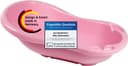 KiNDERWELT Babybadewanne Rosa Stabiler Kunststoff Ergonomisch Bild 2