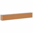 vidaXL Hochbeet Hellbraun Verzinkter Stahl Industrial Design Bild 2
