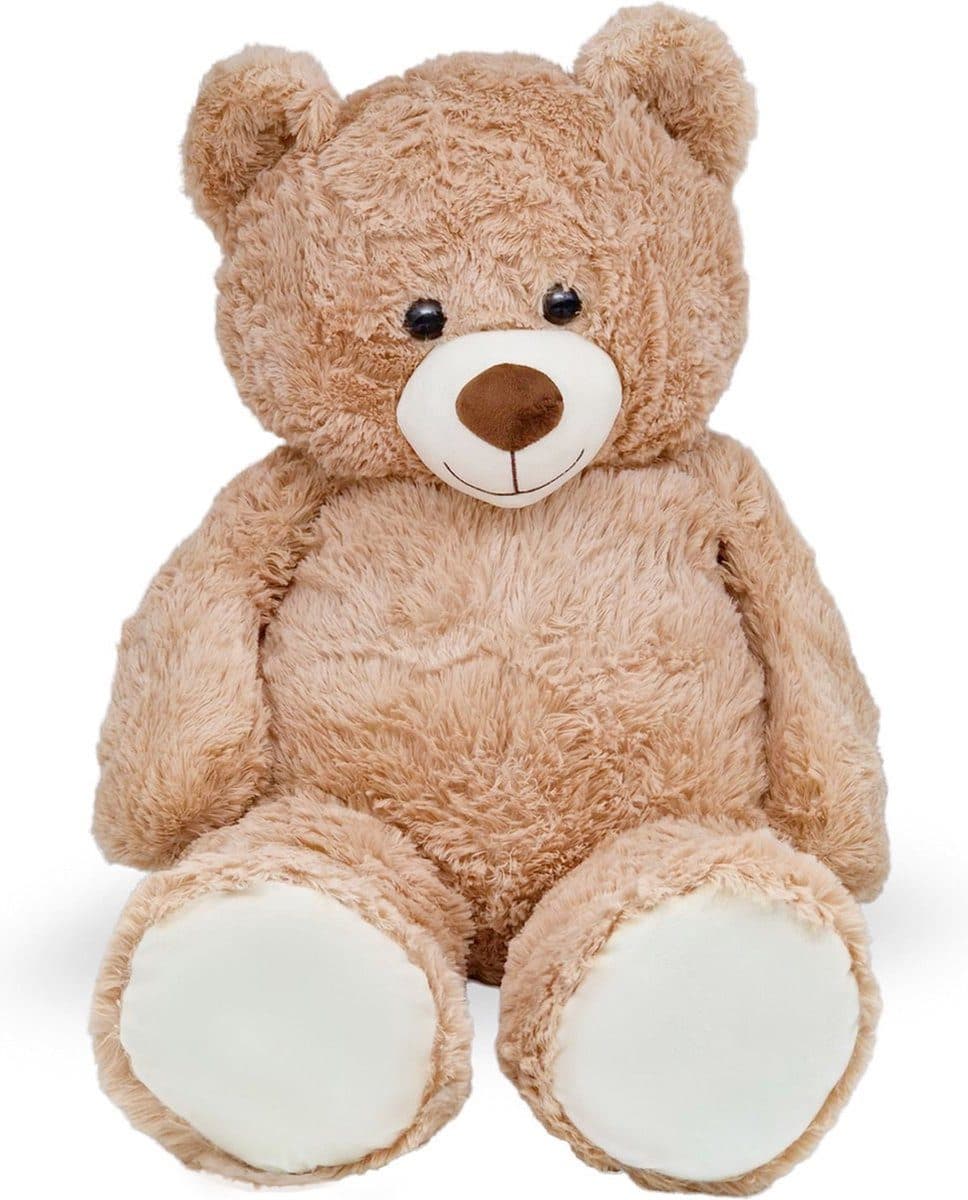 Jollity XXL Kuschelbär Teddybär 100 cm Braun Plüsch - Bild 2