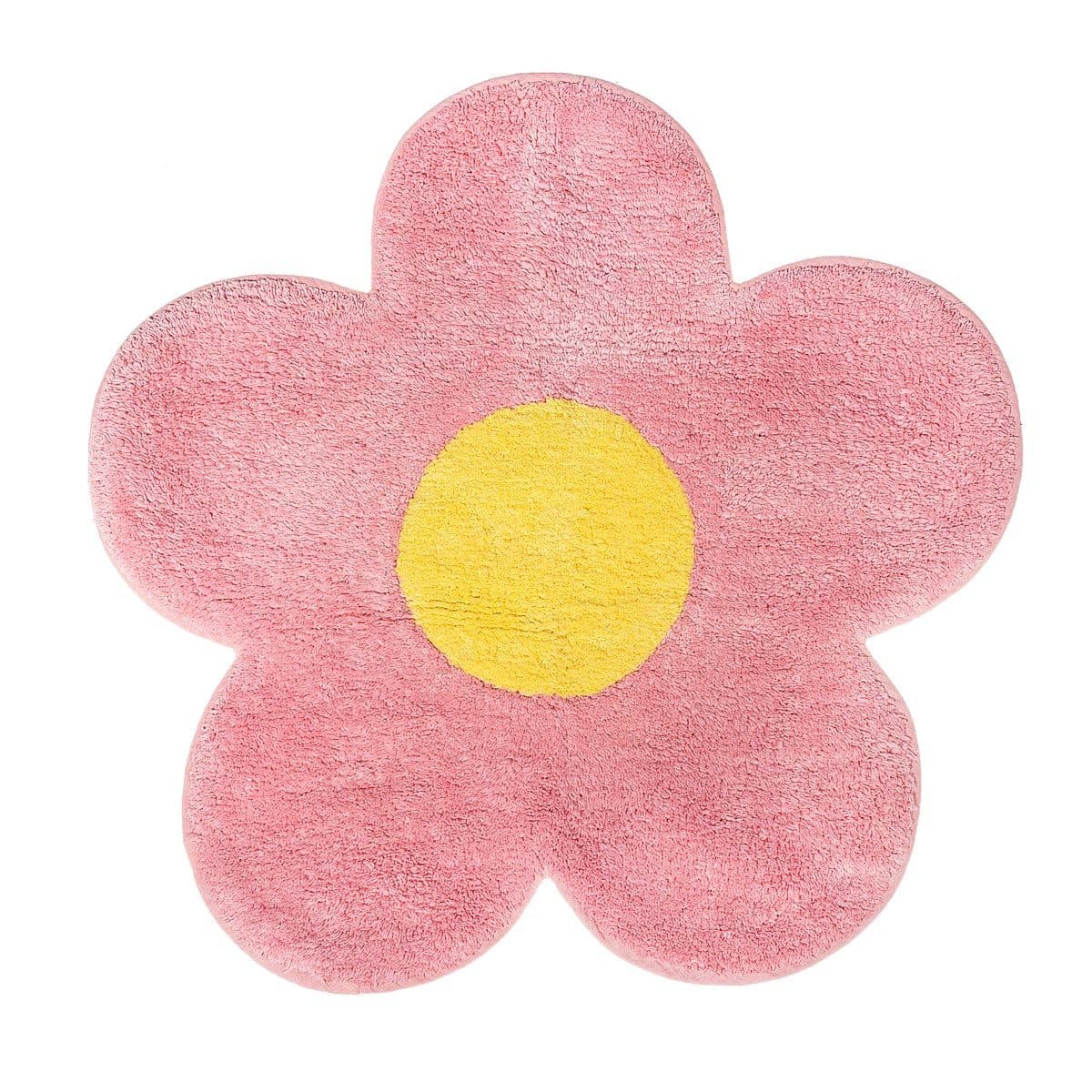 Sass & Belle Badematte Flower Blume Rosa Baumwolle - Bild 2