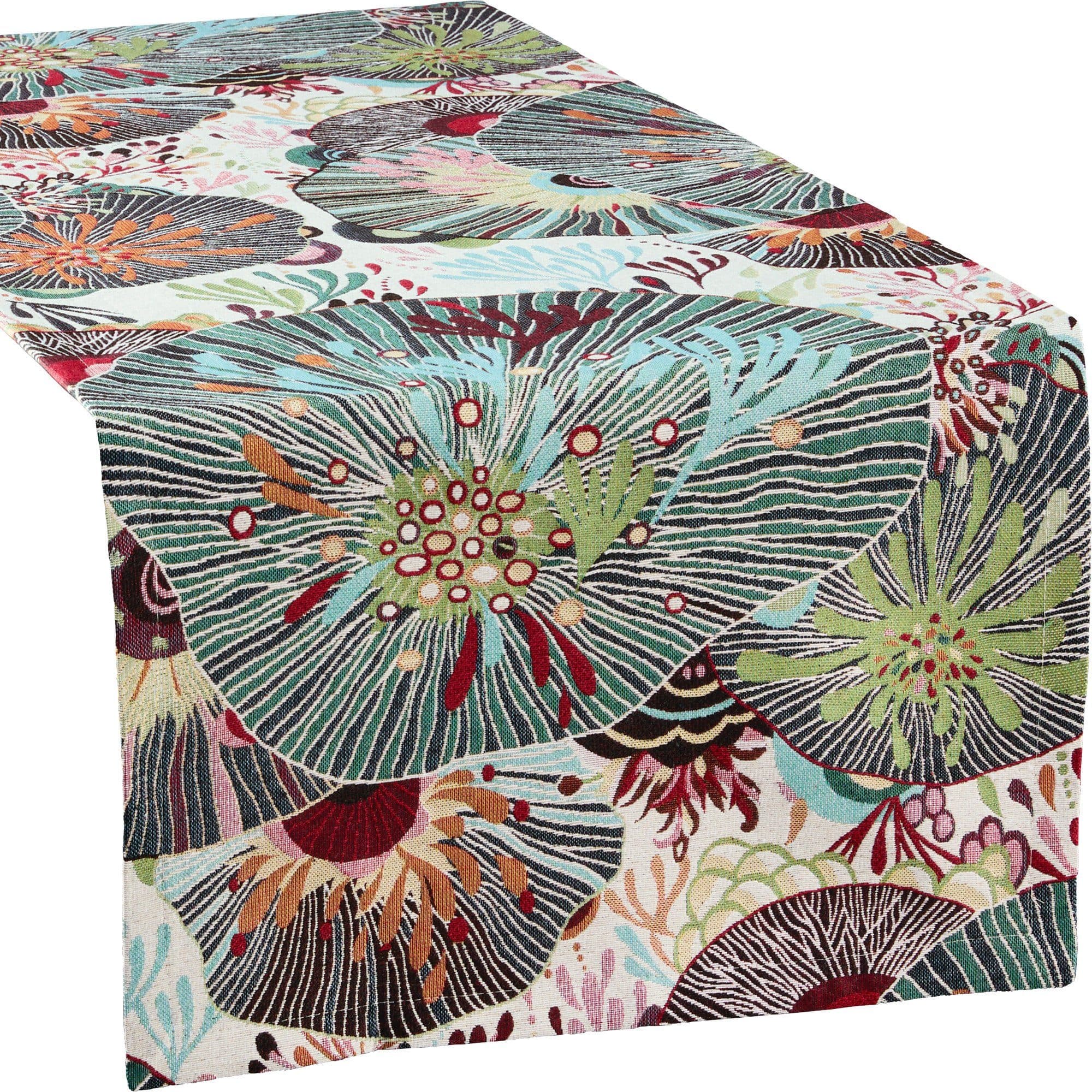 Sander table + home Tischläufer Sea Flowers Jacquard Bunt - Bild 2