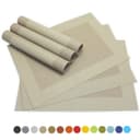 matches21 HOME & HOBBY Platzset BORDA 6er Set Beige PVC Bild 2