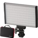 BRESSER PT Pro 15B Bi-Color LED Videoleuchte Schwarz mit Etui Bild 2