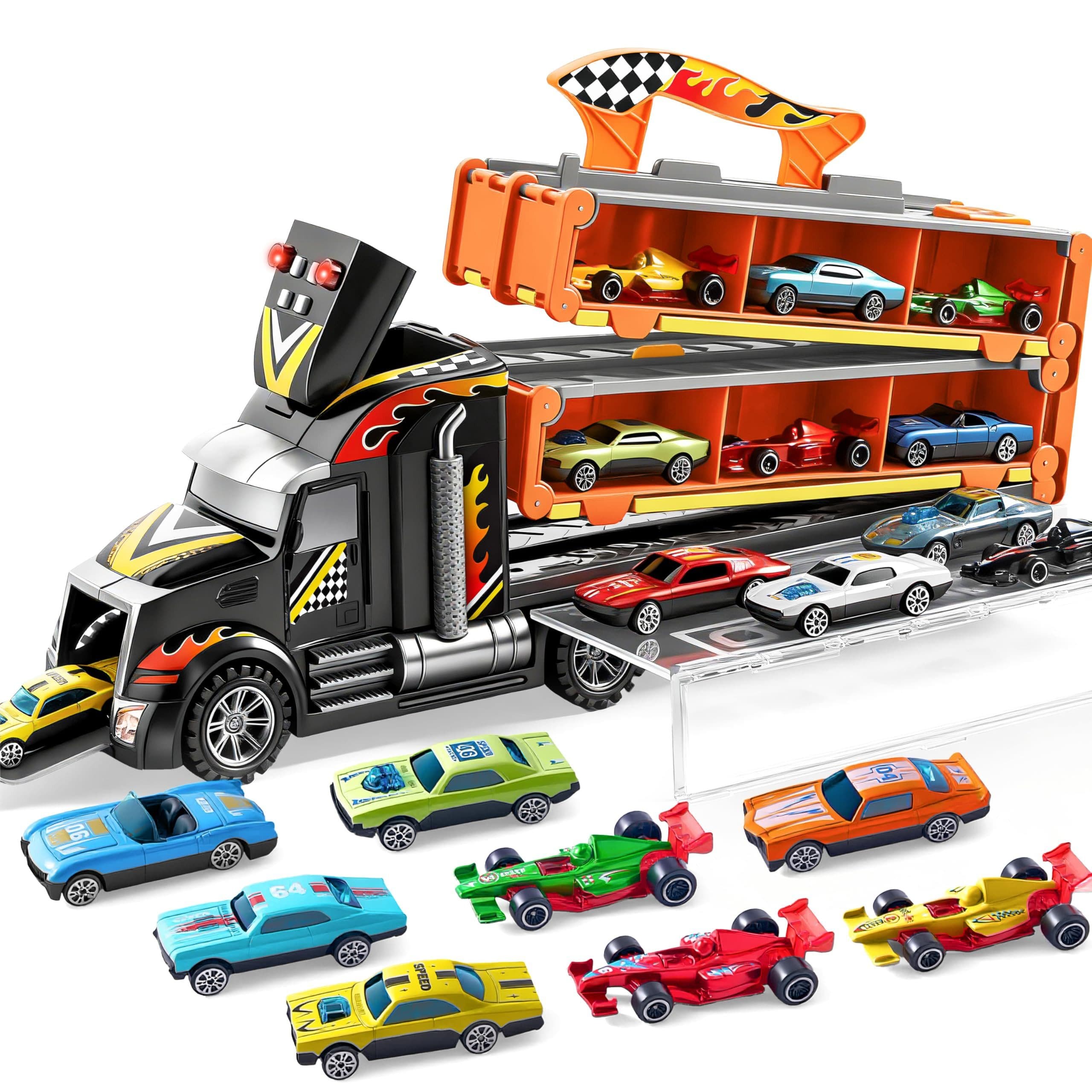 JOYIN Spielzeug-LKW Transporter Truck Schwarz - Bild 2