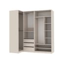 Marmex Möbel Mehrzweckschrank TRES SET P 3-tlg. Beige/Grau Bild 2