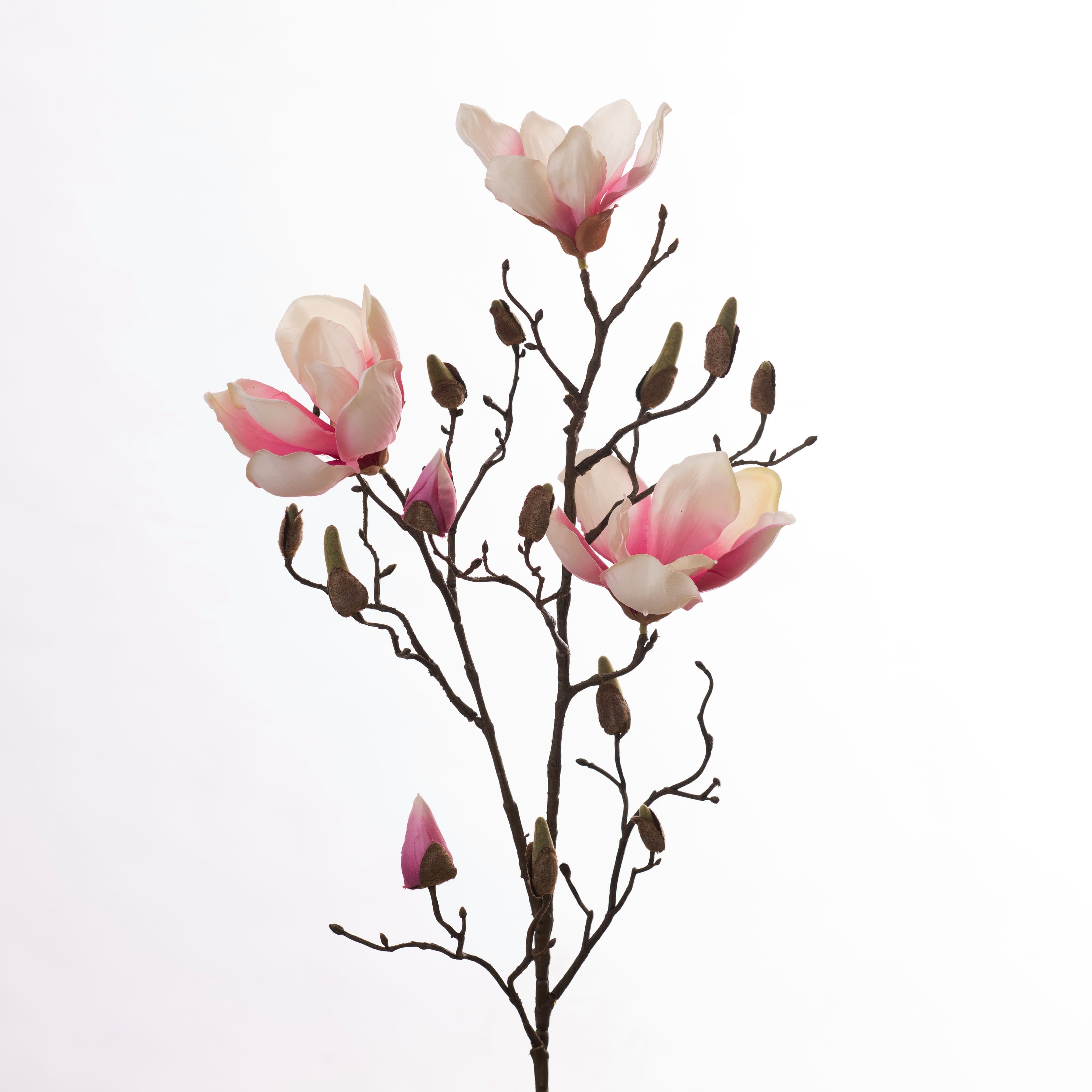 Goods NL Kunstblume Magnolienzweig Creme/Pink - Bild 2