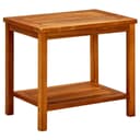 vidaXL Couchtisch Massivholz mit unterer Ablage Bild 2