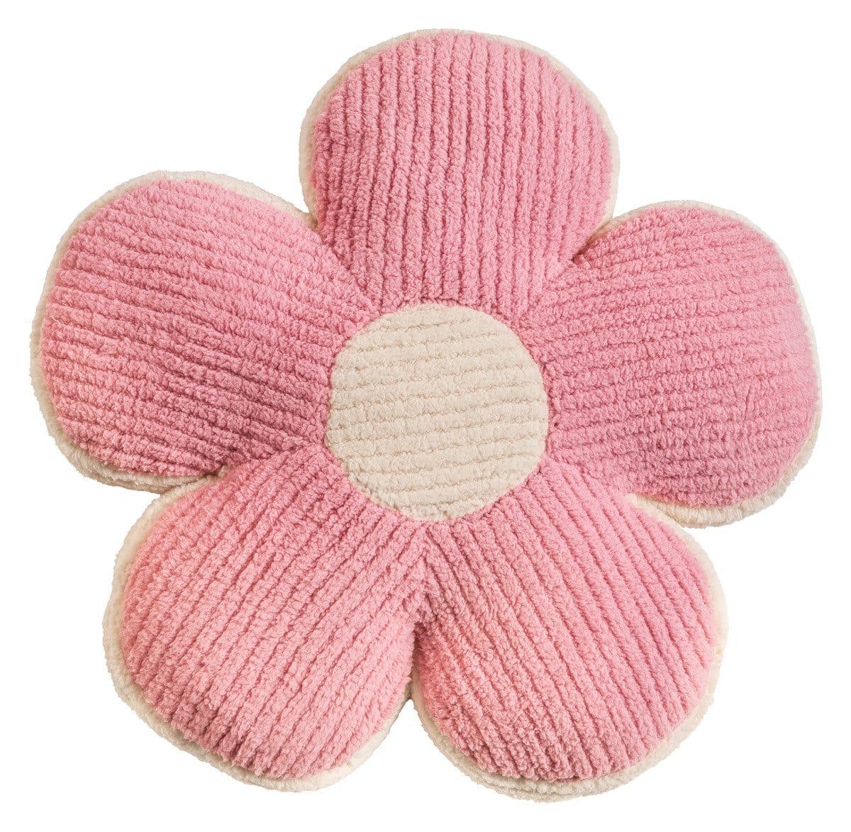 Dekokissen Blumenkissen geblümt gestreift - Bild 2