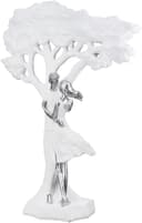 Casablanca by Gilde Skulptur Paar Baum Liebesblicke Weiß Bild 2