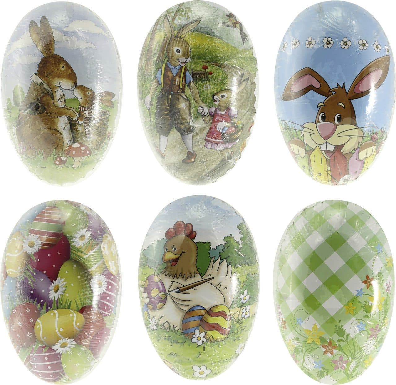 Rodermund Osterei Pappe 9 cm Bunt
