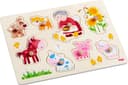 HABA Steckpuzzle Oma Lenis Tiere 8-tlg. Bunt Holz Bild 2