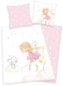 BABY BEST Kinderbettwäsche Little Fairy Rosa Feen-Motiv Renforcé Bild 2