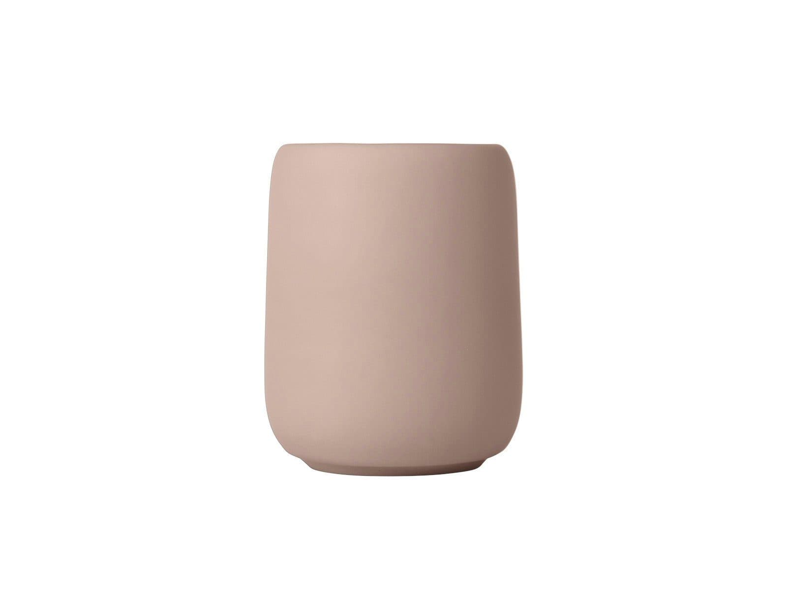 blomus Zahnputzbecher SONO Rosa Keramik Soft-Touch