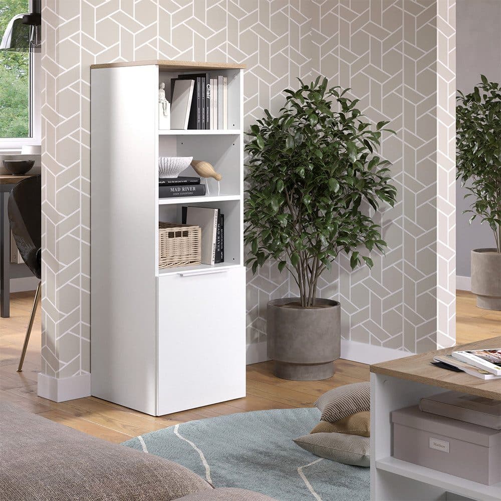 Vicco Aktenschrank Wido Weiß/Sonoma - Bild 2