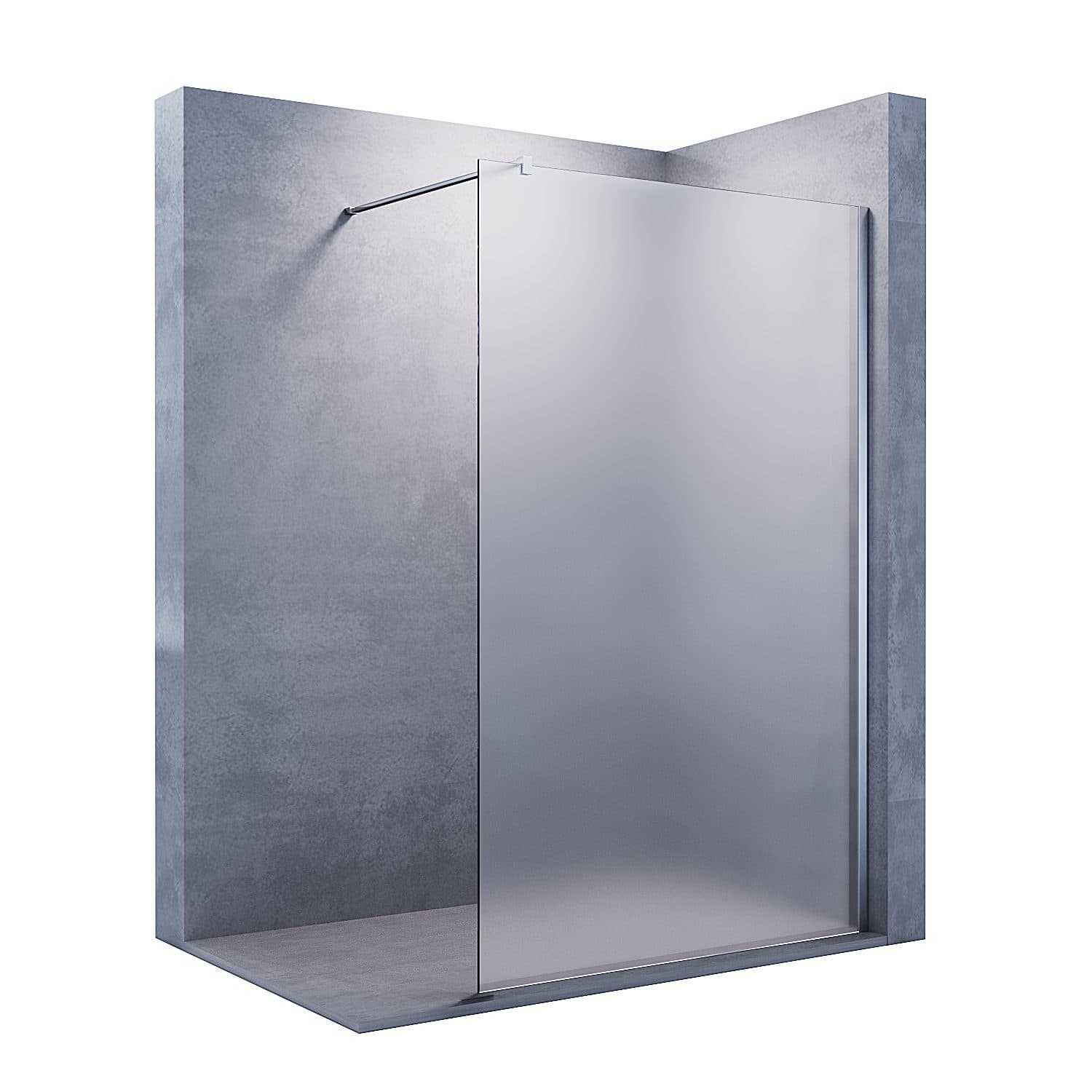 SONNI Walk-in-Dusche 80-140 cm mit Stabilisator, 200 cm Höhe - Bild 2