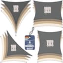 bonsport Sonnensegel 2x2m Quadrat Graphit 100% Polyester Bild 2