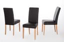 Home Affaire Stuhl Lea Schwarz 2er Set Kunstleder Bild 2