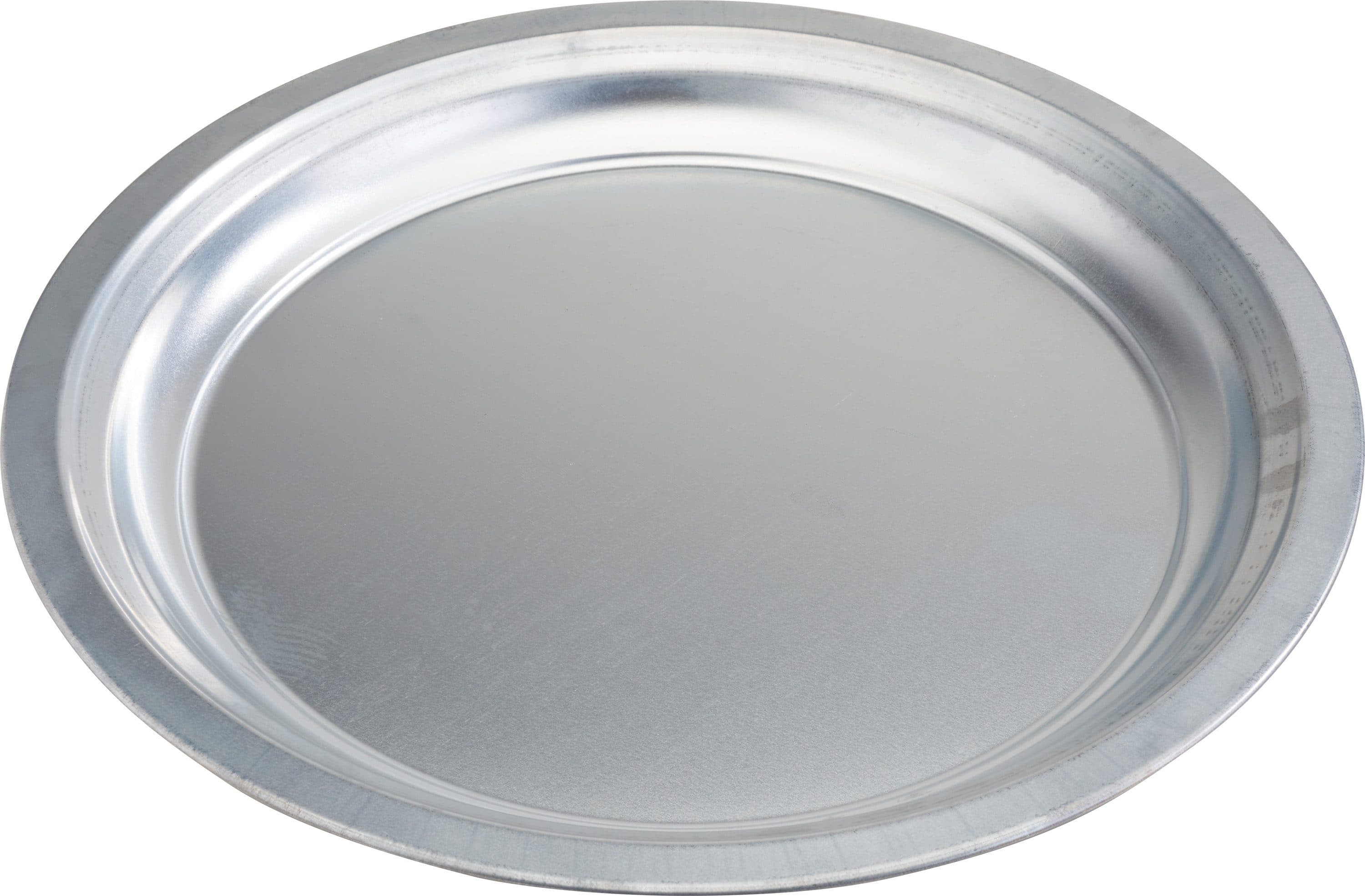 OTTO DE Dekoschale Flach Rund Zink Silber Ø 32 cm