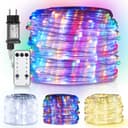 Clanmacy LED-Lichterschlauch 10m Bunt mit Timer & Fernbedienung Bild 2