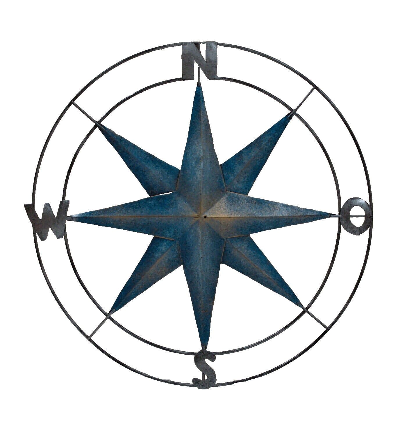 Kaufhaus le petit Wanddeko Kompass Metall Windrose Maritim