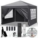 LALAHO Faltpavillon 3x3 m Gartenpavylon Partyzelt Bild 2