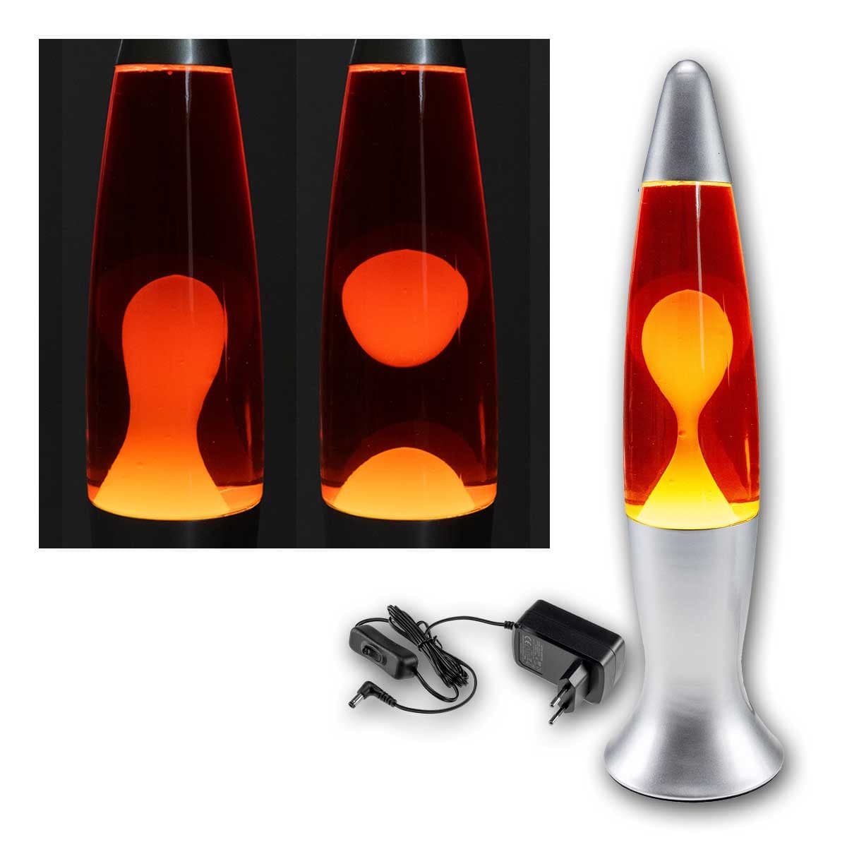 ChiliTec Lavalampe LED rot/gelb 40cm neutralweiß - Bild 2