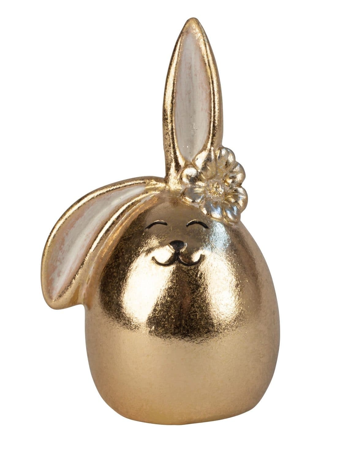 Mel-O-Design Osterei Deko Ei Dekohase in Gold