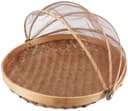 Guru-Shop Dekoschale Fliegenschutz Obstkorb Hellbraun Rattan Bild 2