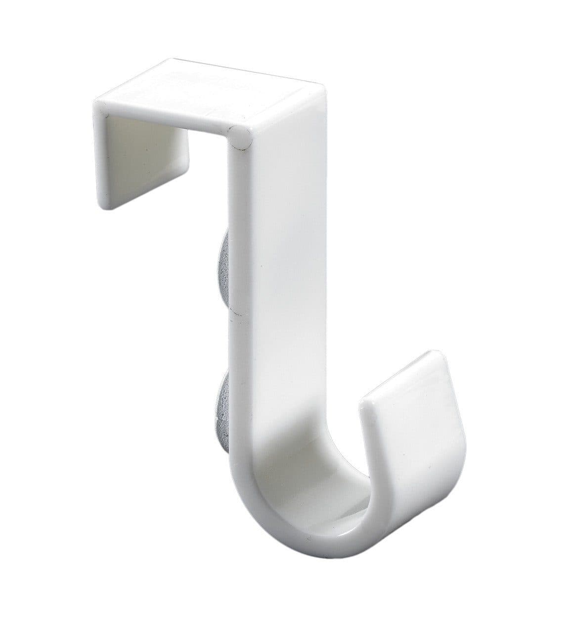 Hettich Garderobenhaken Türhaken 1 Haken Kunststoff Weiß
