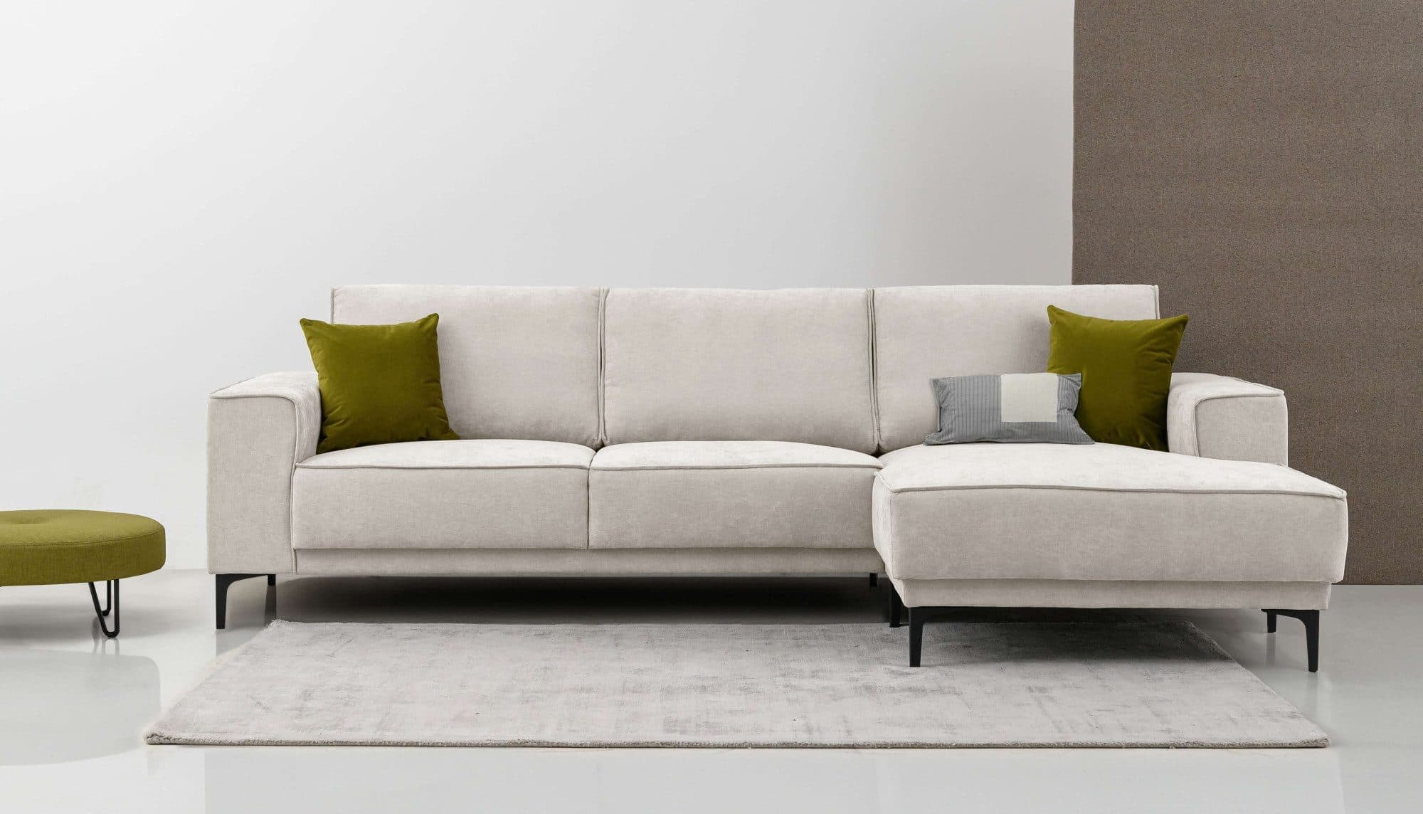Ecksofa OTTO HOME Oland Braun Skandi-Design Recamiere - Bild 2