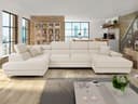 MIRJAN24 Wohnlandschaft Cotere U-Form Ecksofa mit Schlaffunktion und Bettkasten Bild 2