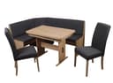 Stolebaenk Eckbankgruppe Duisburg Artisan PE/Massivholz Braun Bild 2
