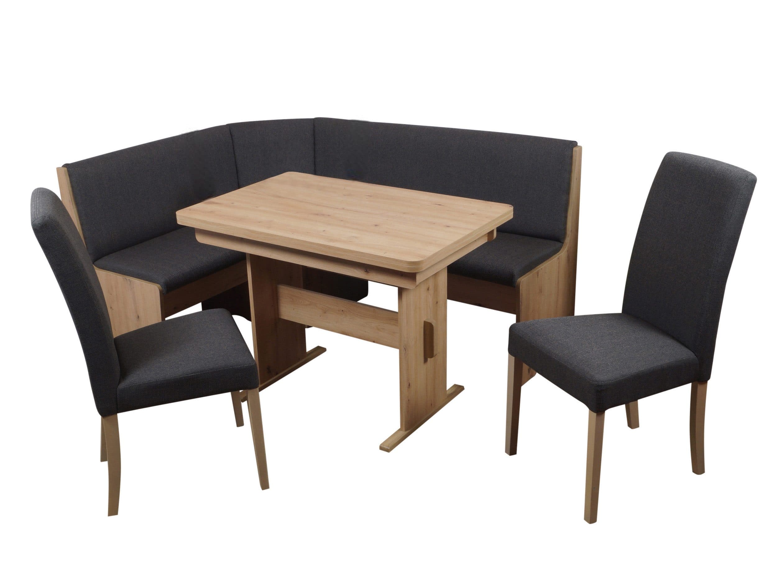 Stolebaenk Eckbankgruppe Duisburg Artisan PE/Massivholz Braun - Bild 2