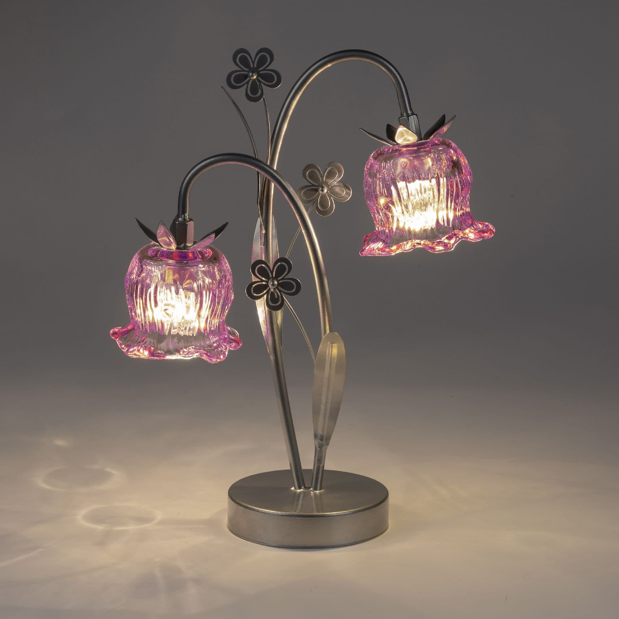 formano LED Tischleuchte Frühlingszeit Rosa Blume