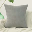 Amilian Kissenbezug 45x45 cm Grau Hotelverschluss Bild 2