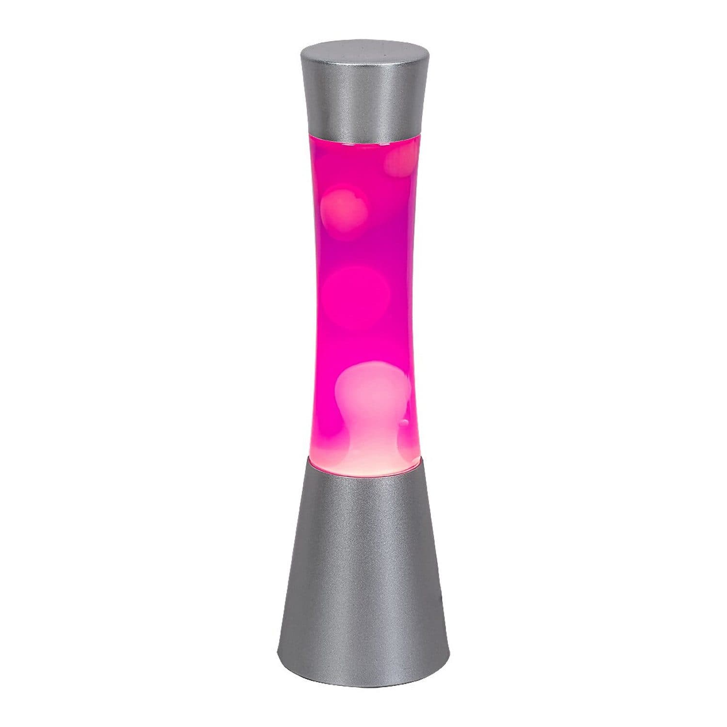 Rabalux Lavalampe Minka Silber Rosa Dekorative Lampe mit Leuchtmittel - Bild 2