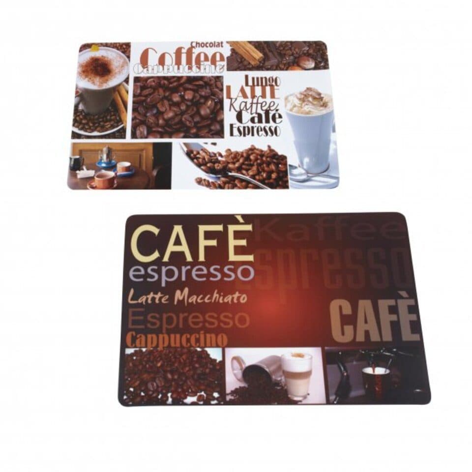 axentia Platzset Platzmatte Kaffeevielfalt