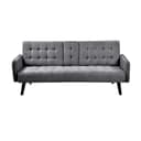 HTI-Living Schlafsofa Elouisa Grau mit Mittellehne und Becherhalter Bild 2