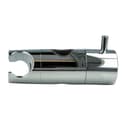 tecuro Brausehalter Design für Wandstange Ø 18-25 mm Silber Bild 2